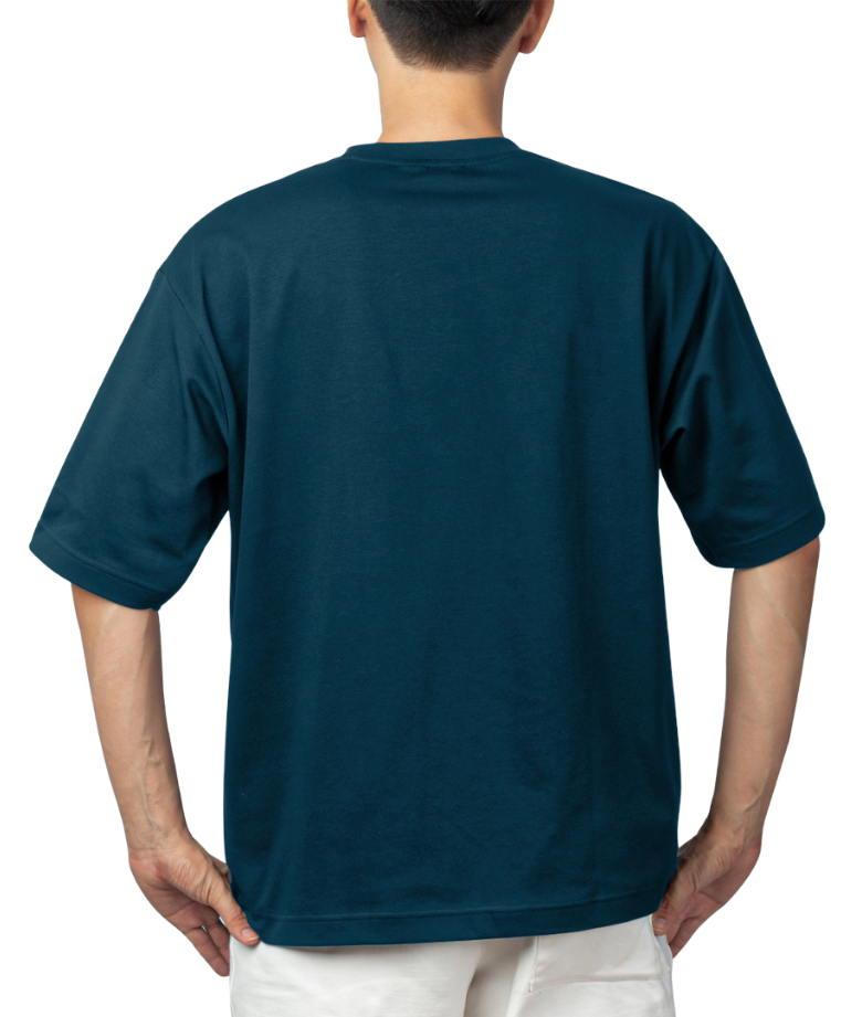 BLUE T SHIRT BACK